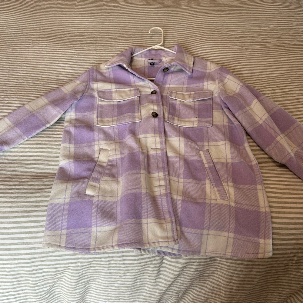Light purple shacket